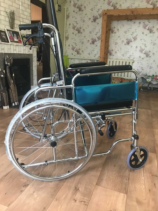 Кресло-коляска инвалидное "Доступная-среда.kz" DS112-2. Новая.