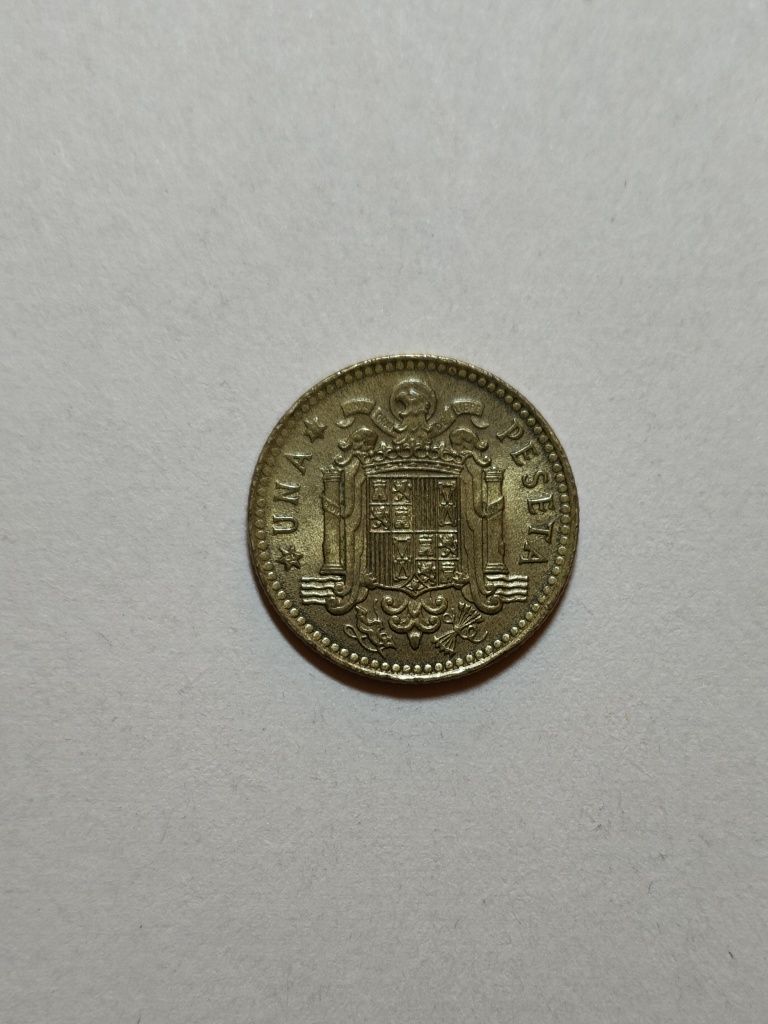 Moneda Una peseta din 1975 (Spania)