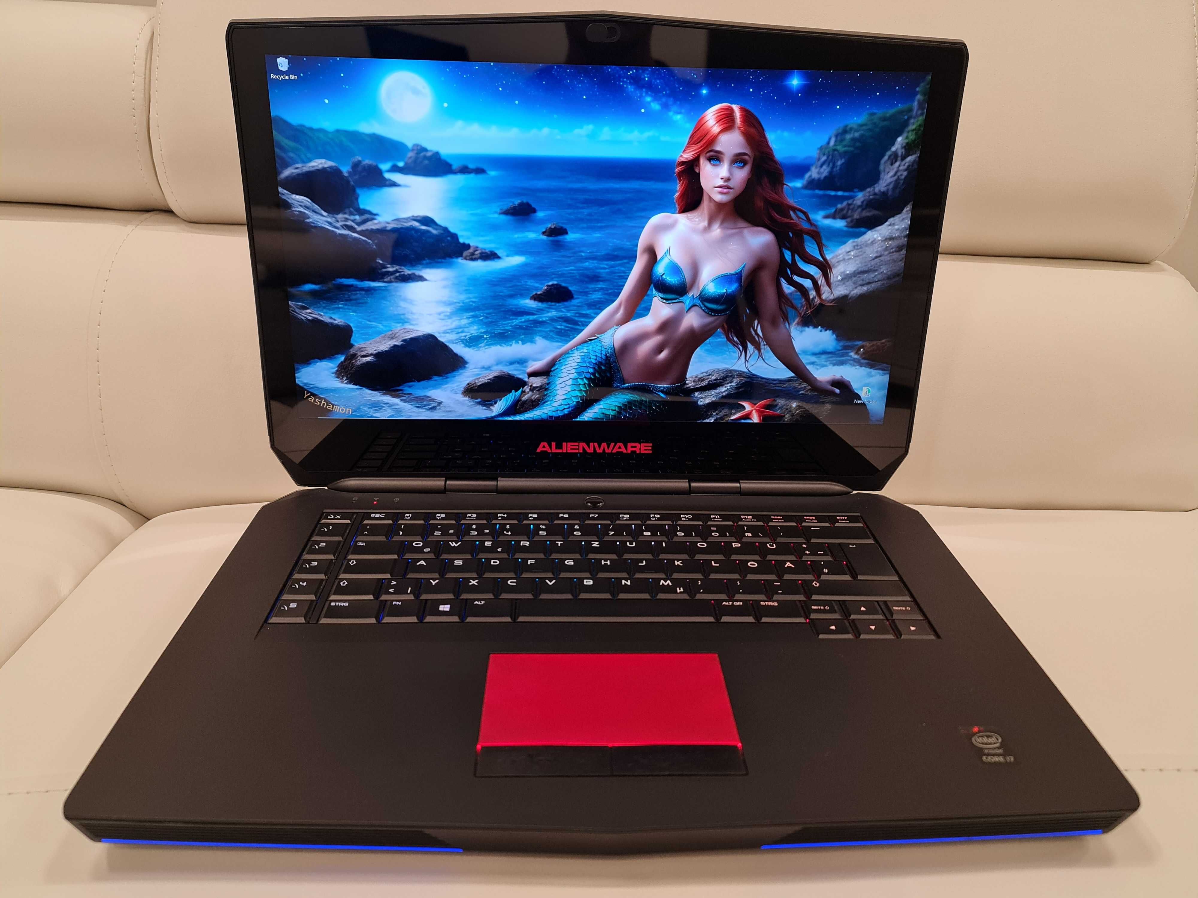 Laptop gaming ALIENWARE  ,intel core i7 , video 6 GB  , 4K touchscreen