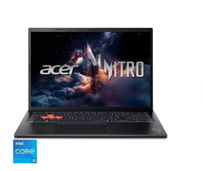 НОВ! Acer Nitro 16" WUXGA i5-13420H IPS 165Hz 16GB RTX 3050 6GB GDDR6