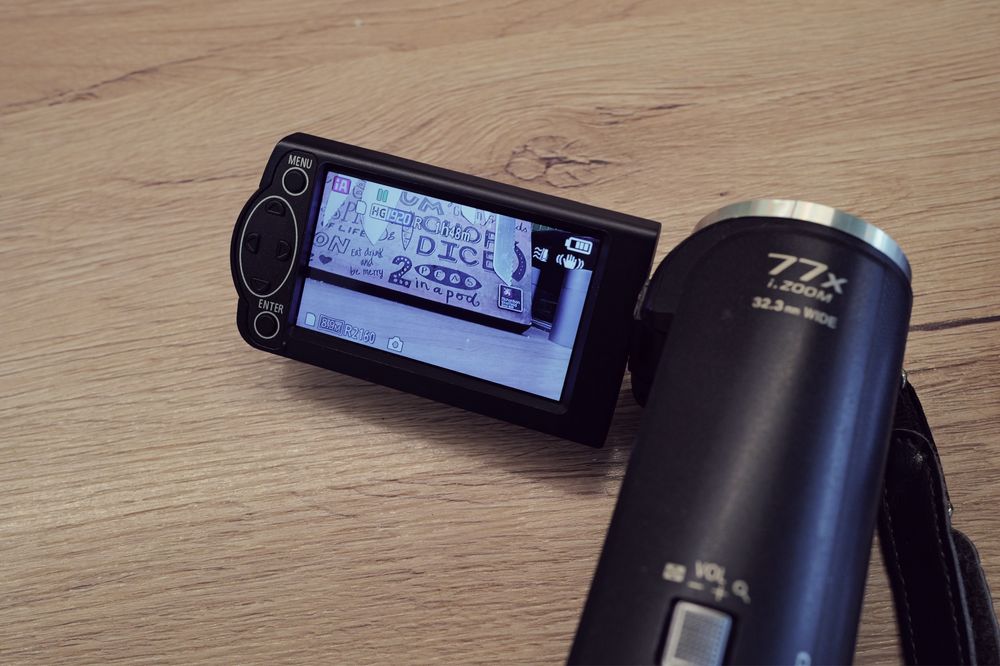 Camera video Panasonic HC-V160 Handycam Full HD SD card USB HDMI