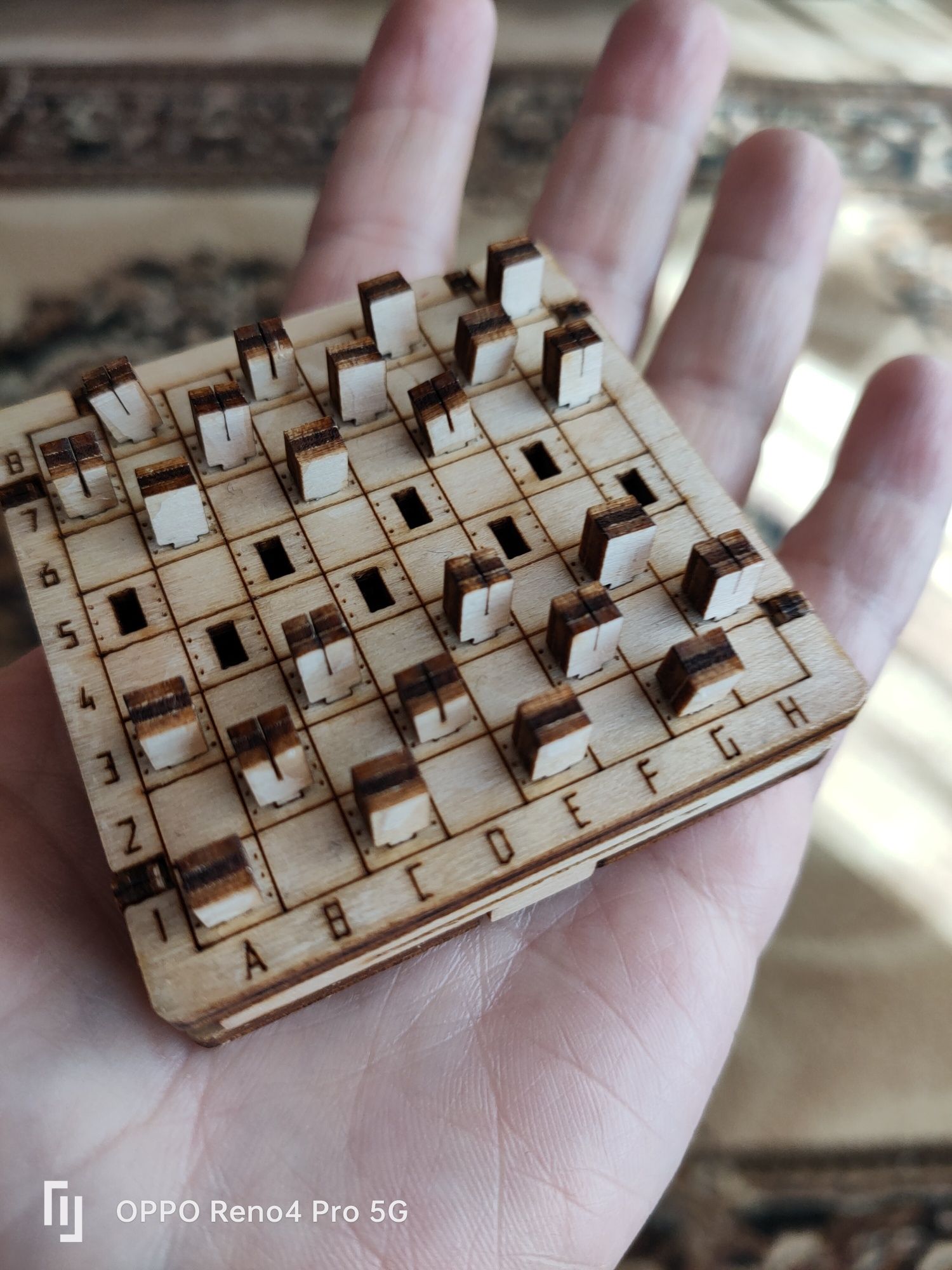 Puzzle lemn tabla de sah