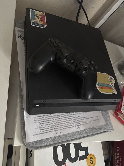 ps 4 slim 1 tb + dualshock