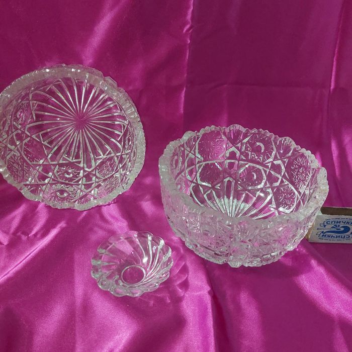 Вазы хрустальные