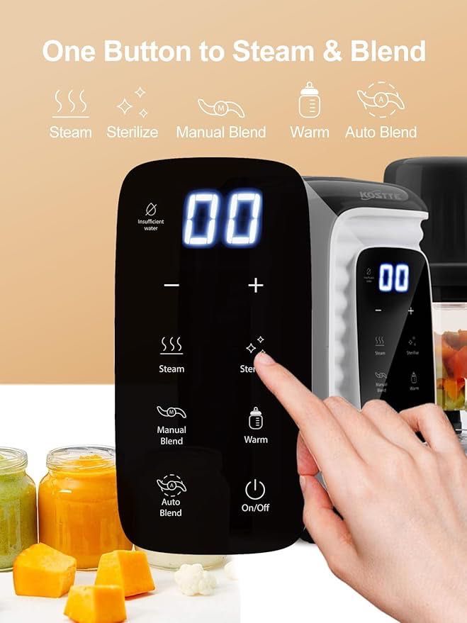 Aparat multifunctional de preparare a alimentelor pentru bebelusi