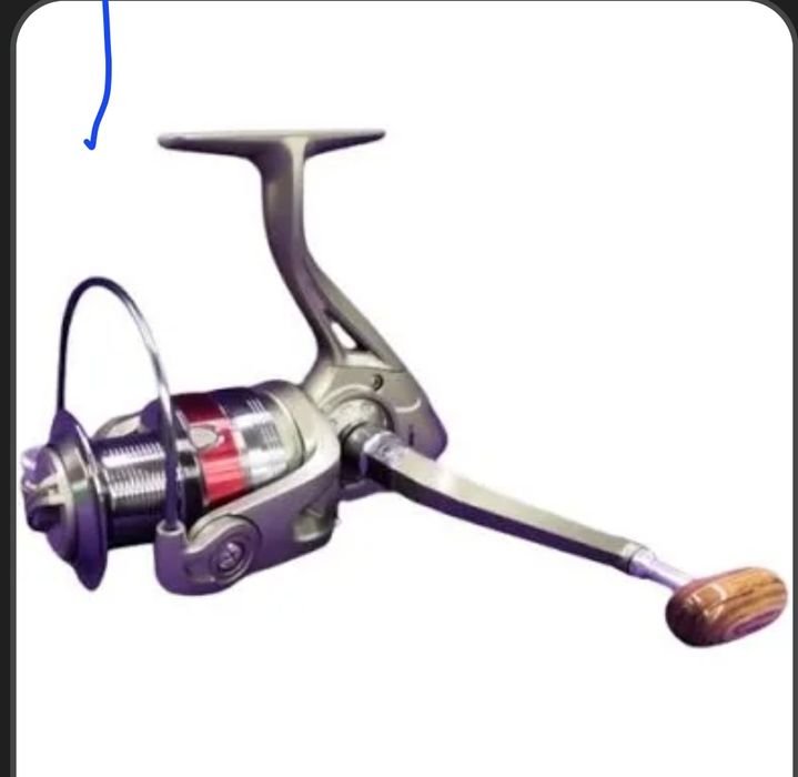 Катушка радар с плетеным шнуром