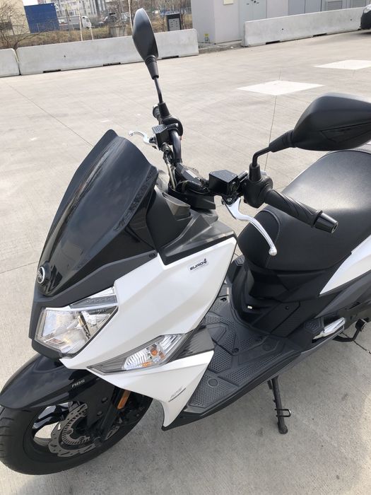 Scuter SYM Jet 14-L/C 125 cc. Alb