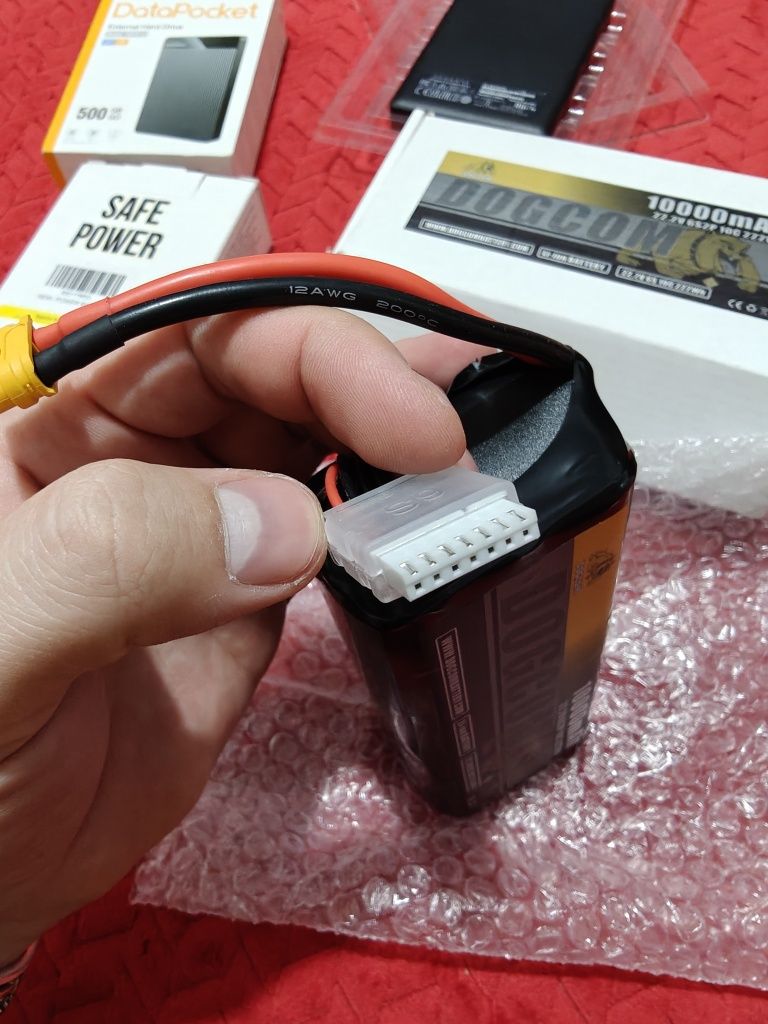 Baterie Li-Ion DOGCOM 6S2P (10.000 mAh) pentru Drone/Mașinuțe/Barcuțe