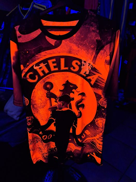 Флуоресцентна футболна фланелка на ЧЕЛСИ#КОУЛ ПАЛМЪР#10!