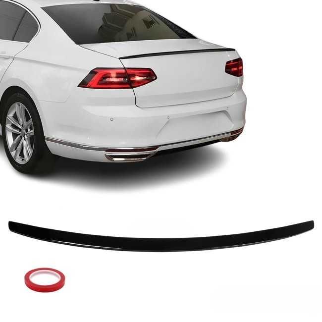 Eleron Portbagaj Lip Codita VW Volkswagen Passat B8 15-22, Negru Lucio