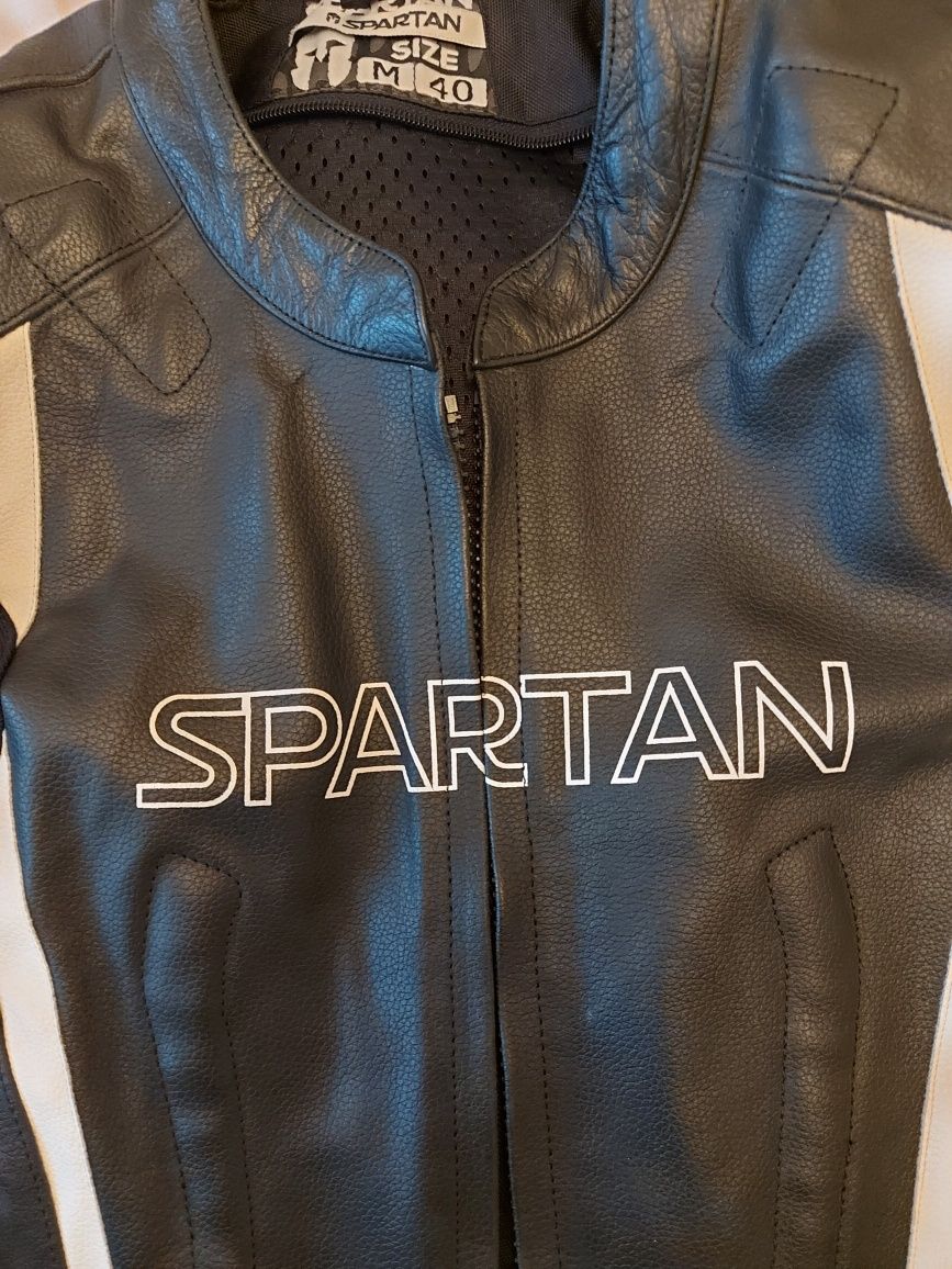 Geaca moto piele Spartan , mărimea M - 40