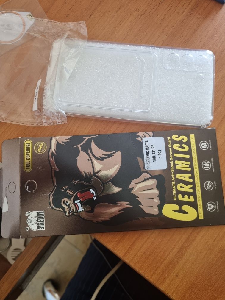 Чехол + стекло Samsung s21 fe