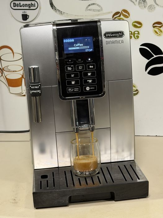 Кафемашина кафе автомат delonghi dinamica с гаранция