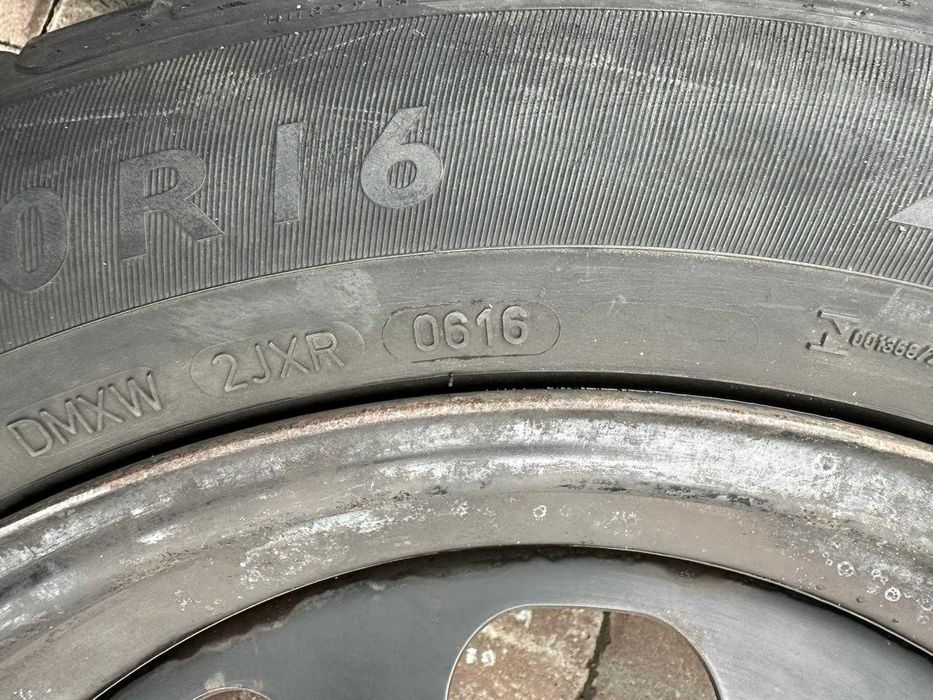 Set roți tablă originale BMW r16 205/60 R16 Seria 1, 3, 4, 5