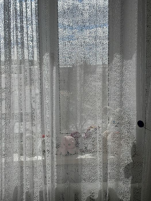 Тюль паутинка в отличном состоянии