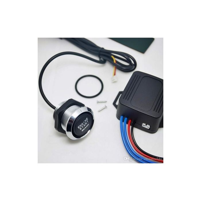 Kit buton pornire motor cu lumina Rosie AF-010917-5