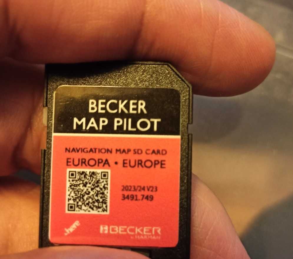 2024 Mercedes Becker Map Pilot v23 карти за Мерцедес Europe Sat Nav SD