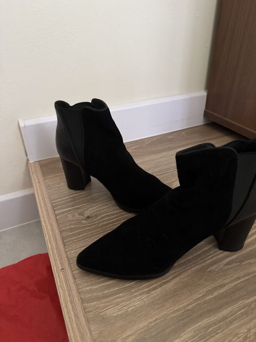 ботильоны замшевые