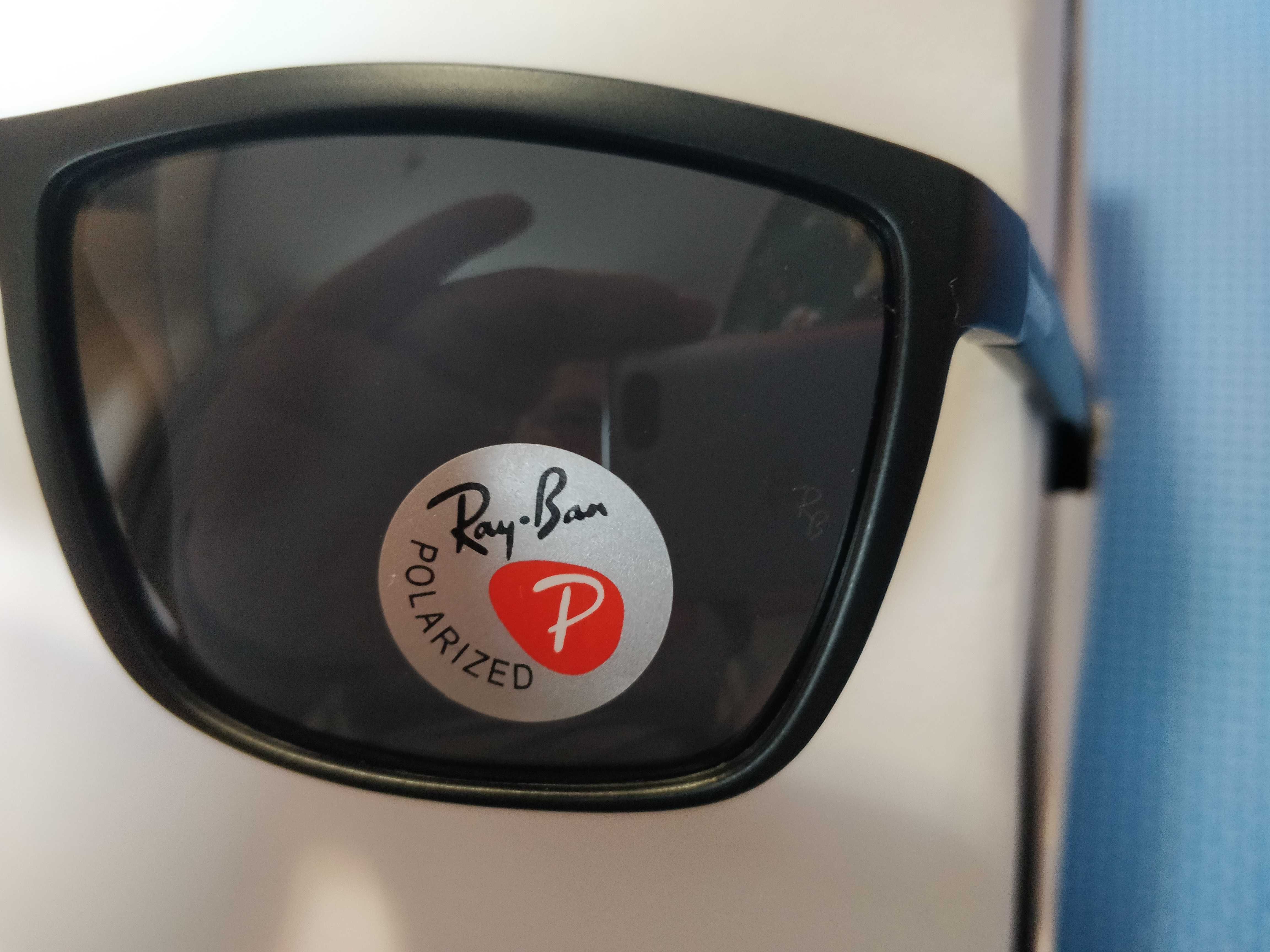 Ochelari de soare Ray-Ban, negri, polarizati