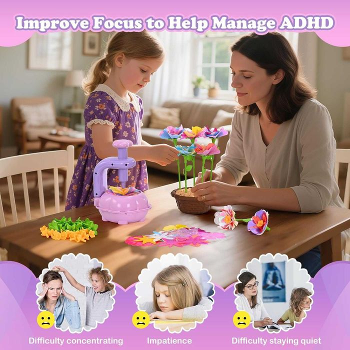 BlueSwan Направи си сам букети от плат с цветя за деца 4-12 години