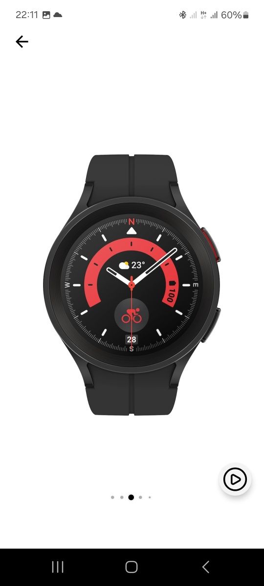 Samsung Galaxy Watch5 Pro, 45mm, BT, Black Titanium