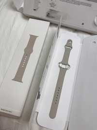 Новый ремешок Apple Watch 8 , 45 мм цвет starlight