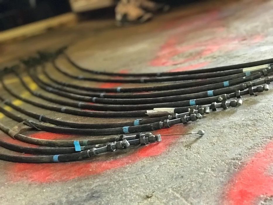 Ремонт тросов газа реставрация Рх тойота лексус эстима