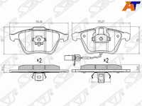 Колодки тормозные Audi A3