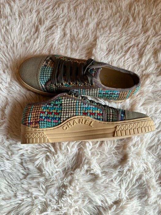 Chanel кецове ест.кожа