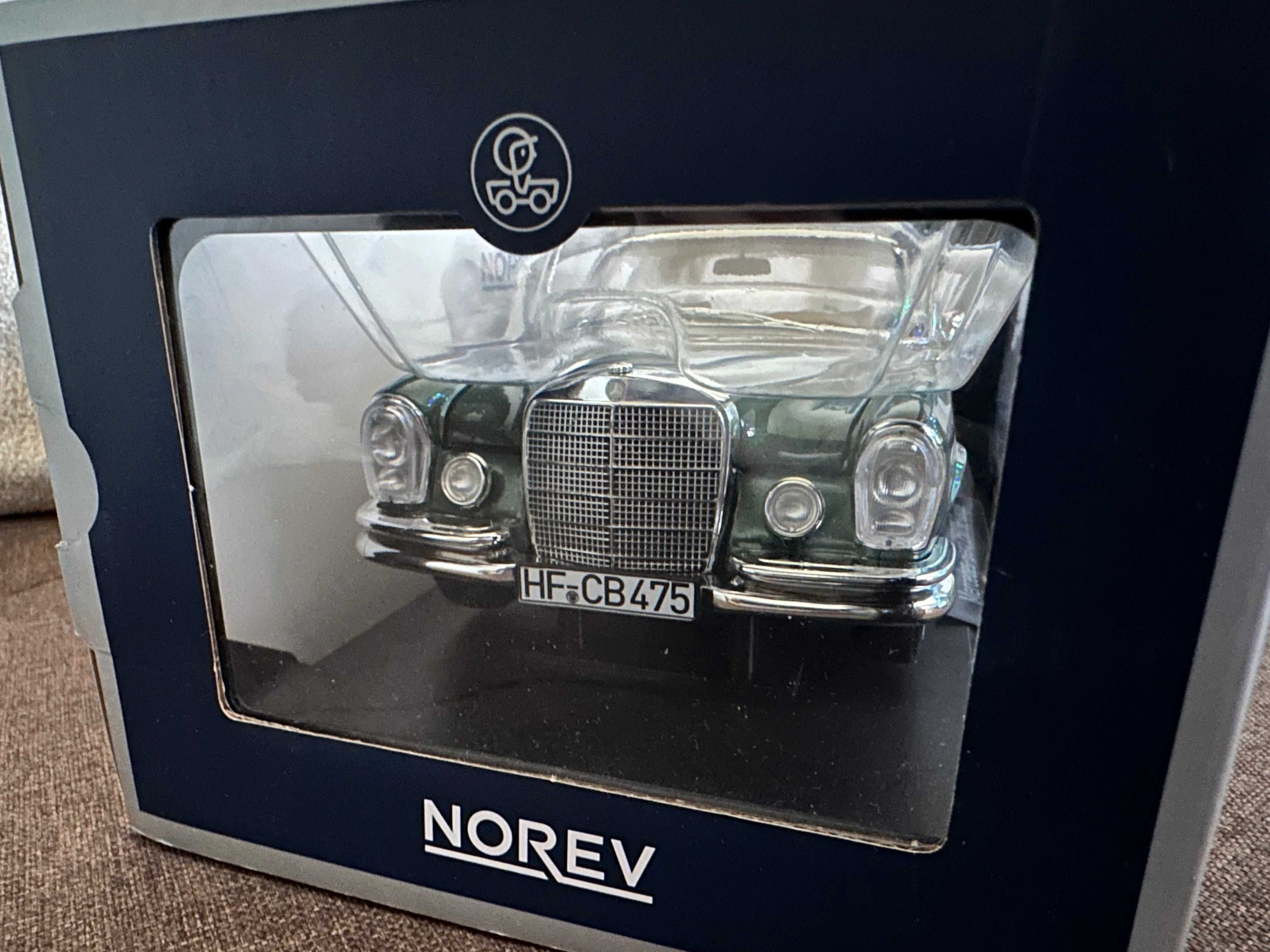 Norev Mercedes Benz 250 SE Coupe 1:18 Green Metallic