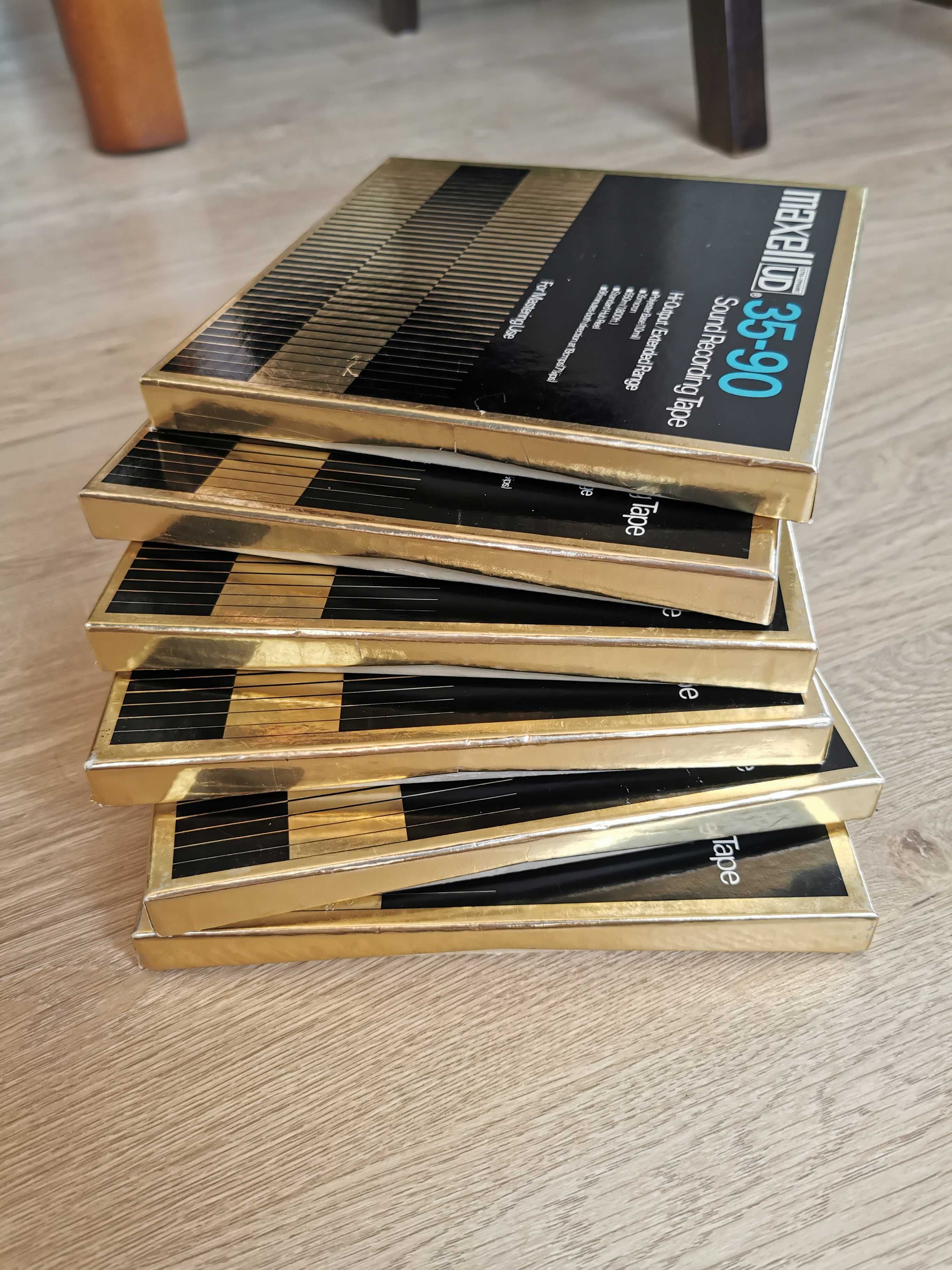 6 Maxell UD 35-90 магнетофонни ролки