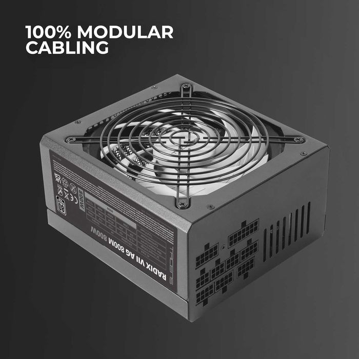 Sursă PC Tacens RADIX VII AG 800, 800W Silver Modular, 2 ani garanție
