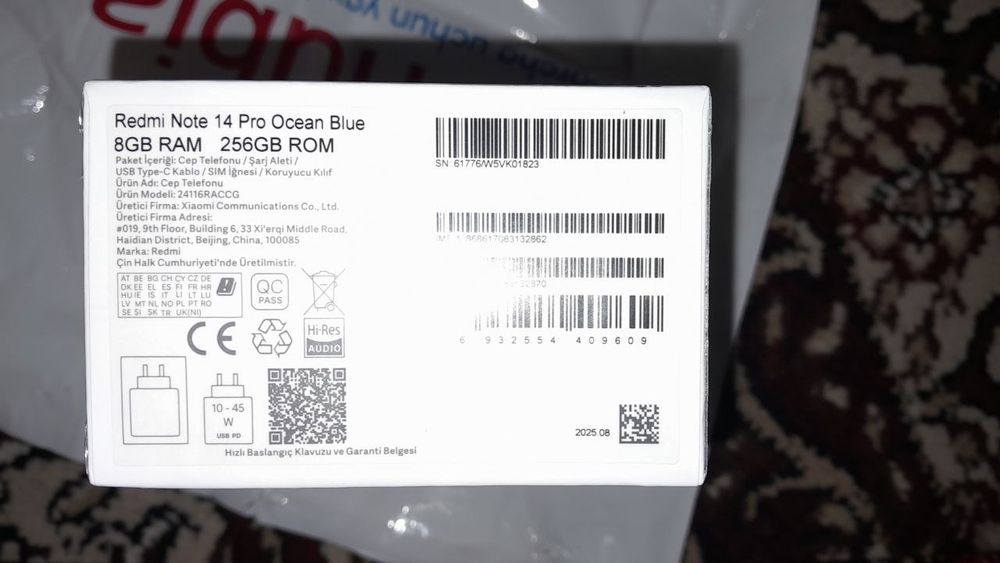 Redmi note 14 pro 8/256