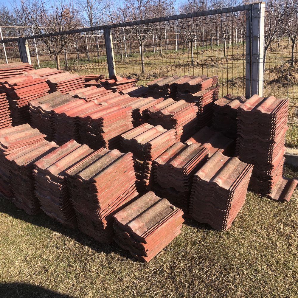 Țiglă din beton 2 lei bucata