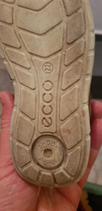 Incaltaminte copii piele nabuk impermeabila ECCO marimea  22
