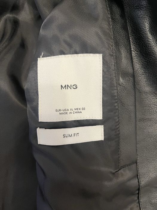 Мъжко кожени яке ‘Mango’ XL