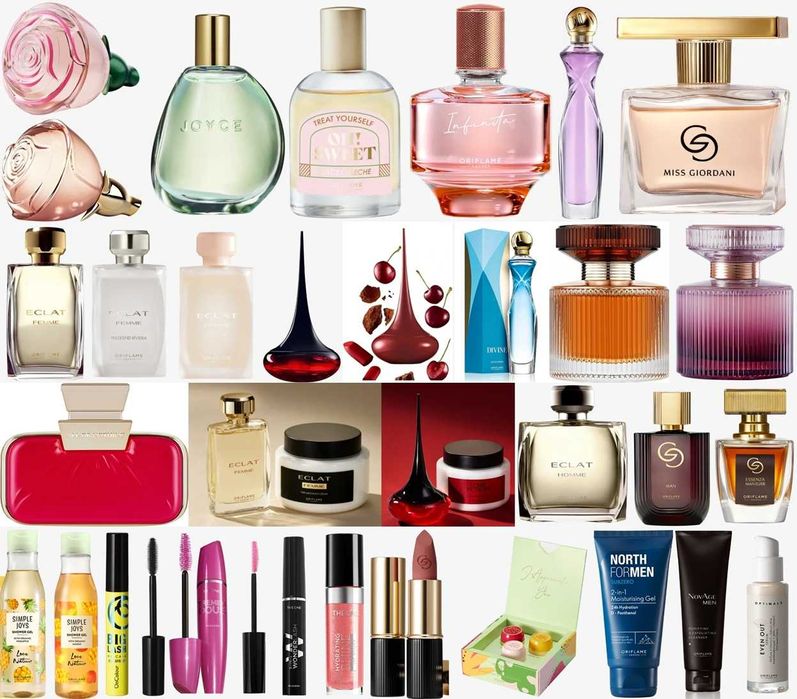 ORIFLAME-Amber Elixir,Divine,Eclat,Infinita,Giordani