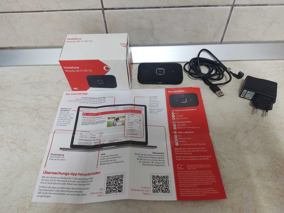 Ruter mobil Wi-Fi 4G Vodafone R216