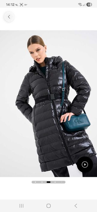 Calvin Klein дълго зимно яке