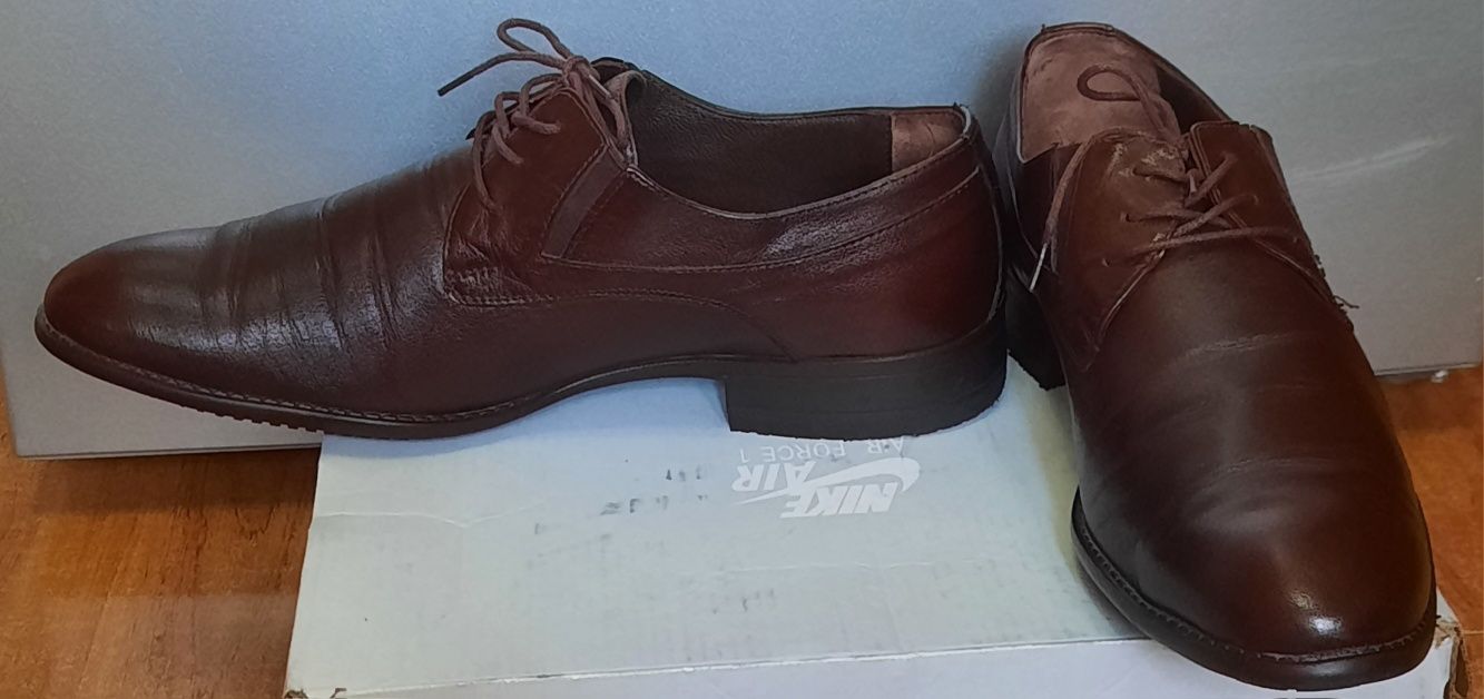Туфли кожаные в отличном состоянии,  размер 43-44