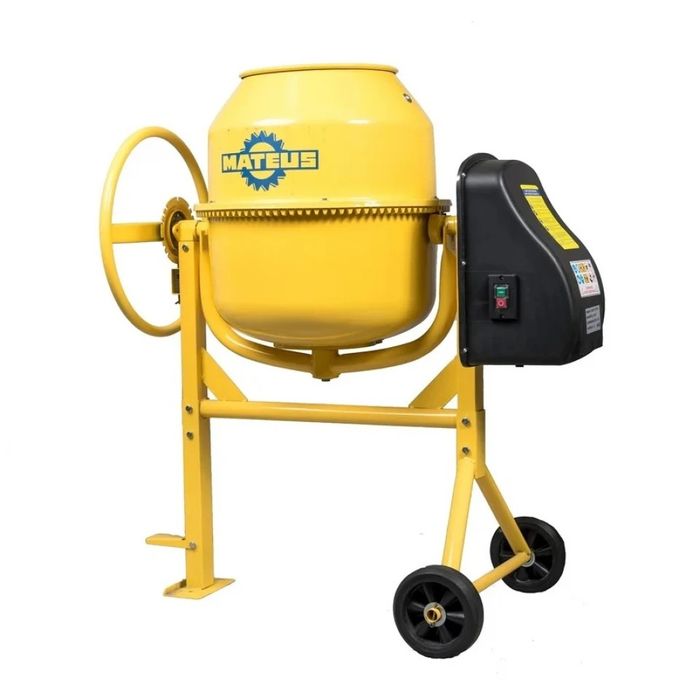 Бетономешалка MATEUS CM-240 — большой объём, быстрая работа!