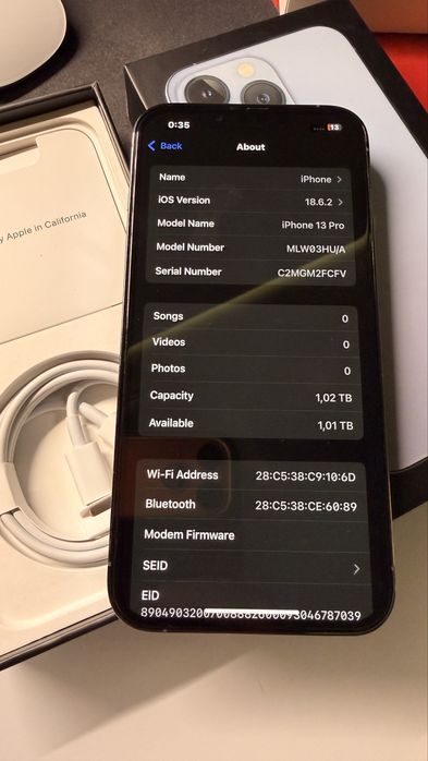 Apple iPhone 13 Pro 1TB - Sierra Blue