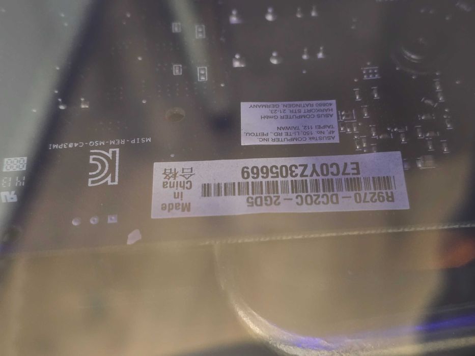 Игровой ПК I5 8400 , Hyperx Furry 2x8GB DDR4, 500GB NVMe 970EVO, R9270