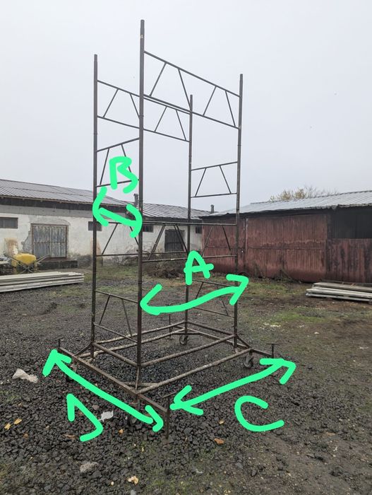 Schela mobila profesionala H 9 m