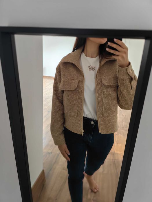 Вълнено бомбер яке DENINA MÁRTIN