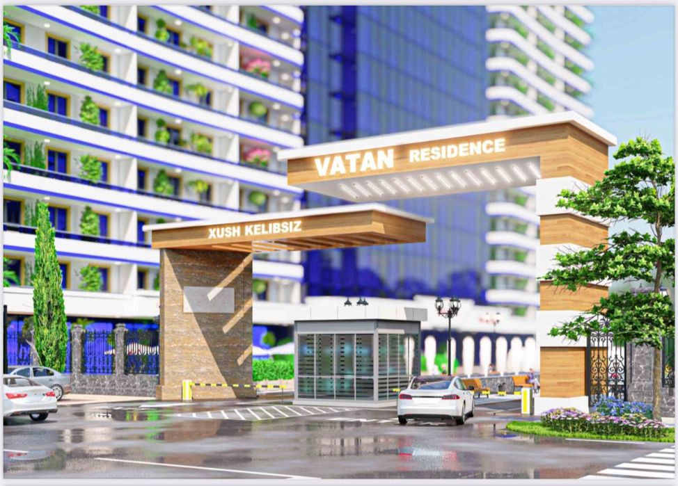 2 хонали квартира ЖК Vatan residence