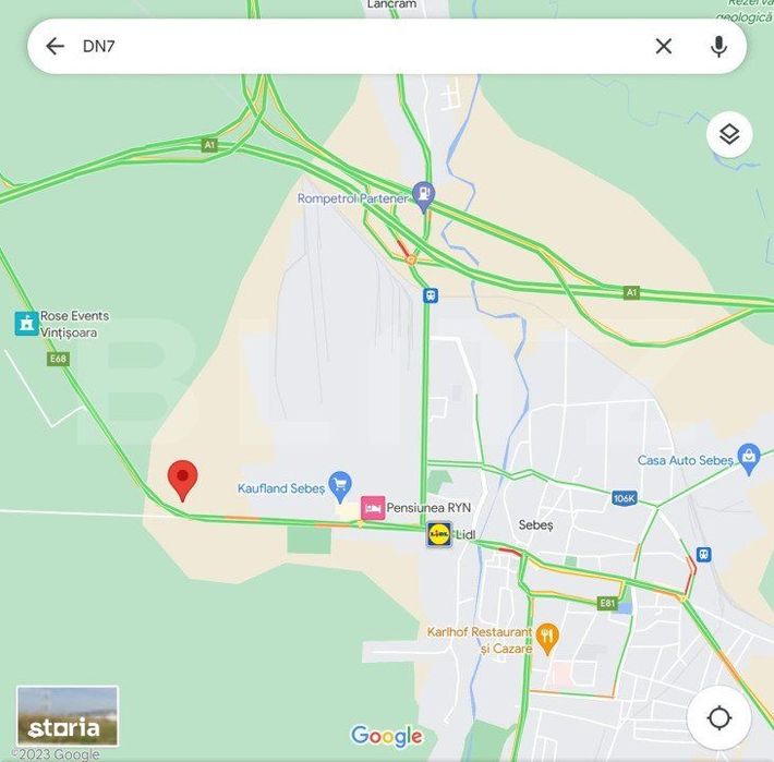 Teren extravilan 3500 mp in Sebes - zona Star Assembly