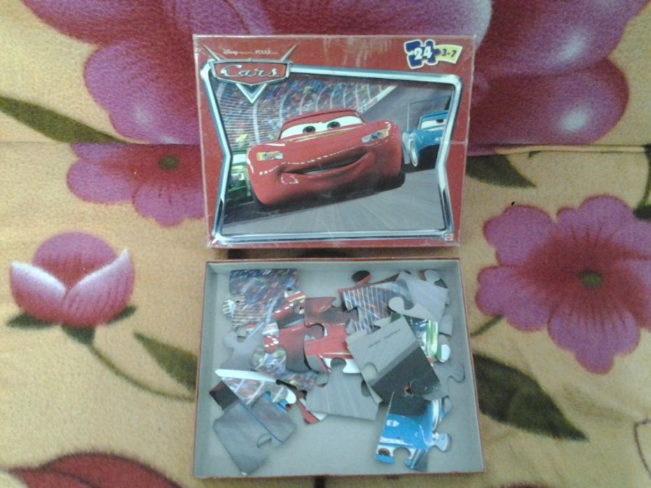 Mattel Disney Cars McQueen Puzzle copii 24 piese +3 ani