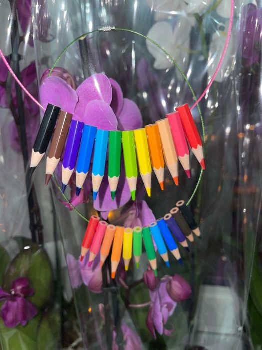 Set colier + bratara Creioane