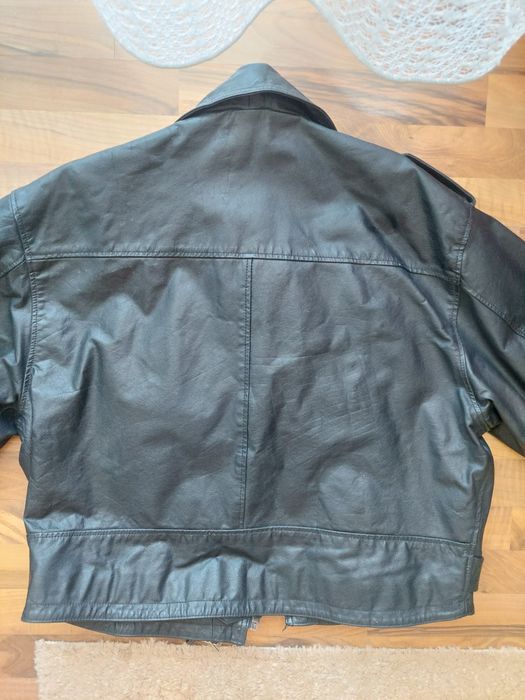 Geaca de piele vintage,model chopper,moto,rock